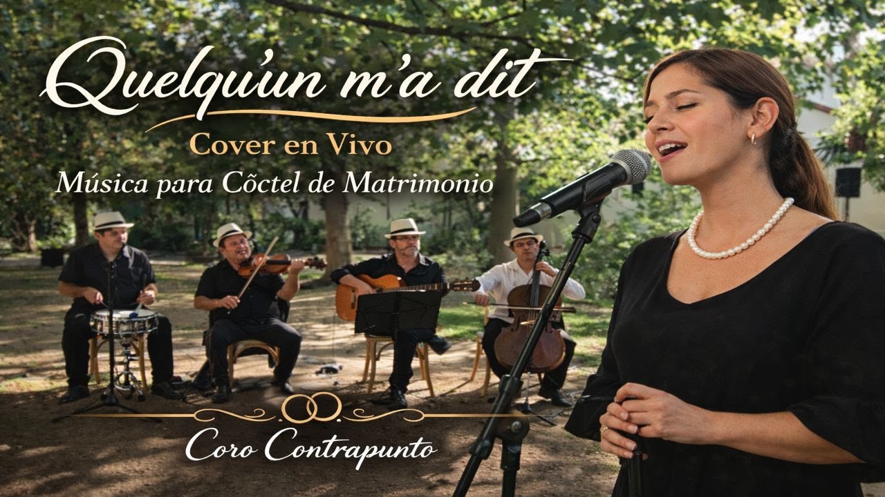 Quelqu’un m’a dit – Cover en vivo | Música francesa para cóctel