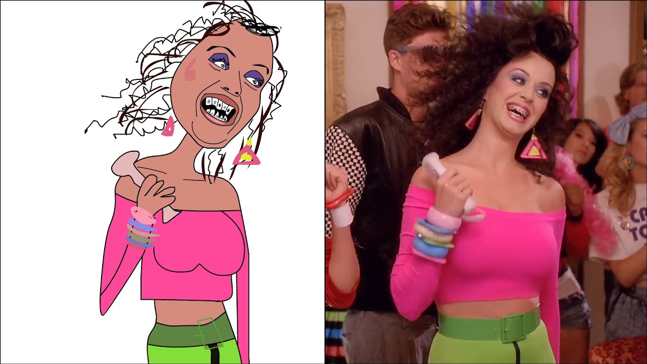 POP DRAWING MEME #67 | KATY PERRY - LAST FRIDAY NIGHT | Ruby Fun