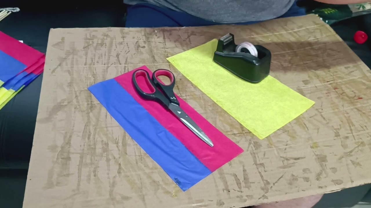 Como hacer bandera de colombia