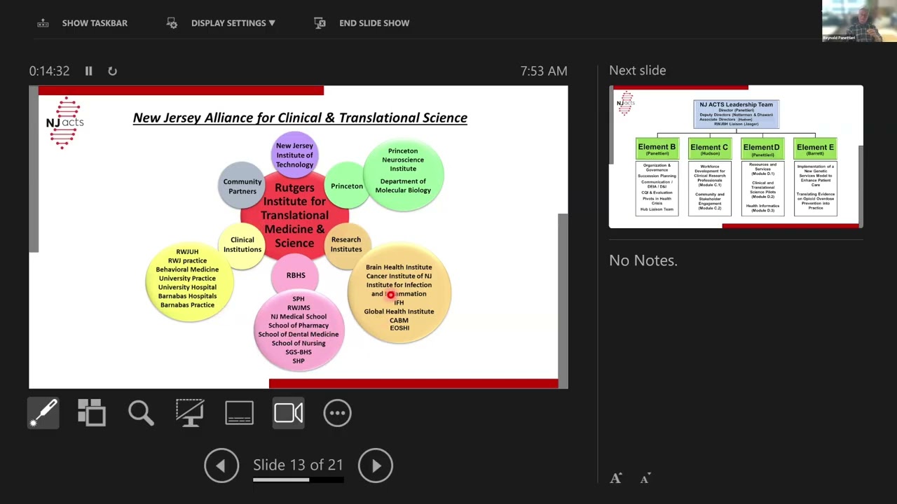 NJ ACTS ASCENT T32 Program Overview