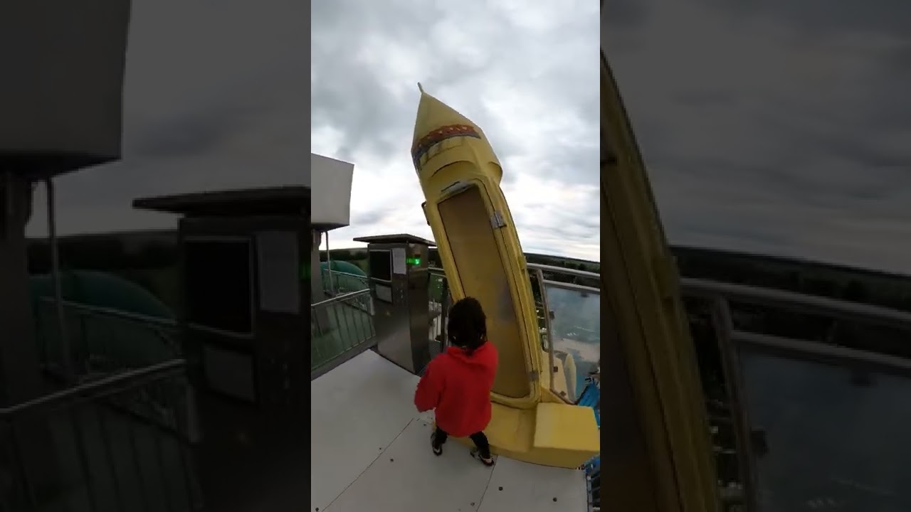 Terme 3000 AquaLoop Looping Rockets Waterslide #Shorts