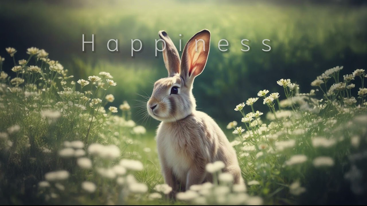 10 mins 💮❣️ Rabbit is Happiness 🐇 💮❣️ ✨ Mindful • Good Sleep • Relax • Peaceful • Meditation music ✨