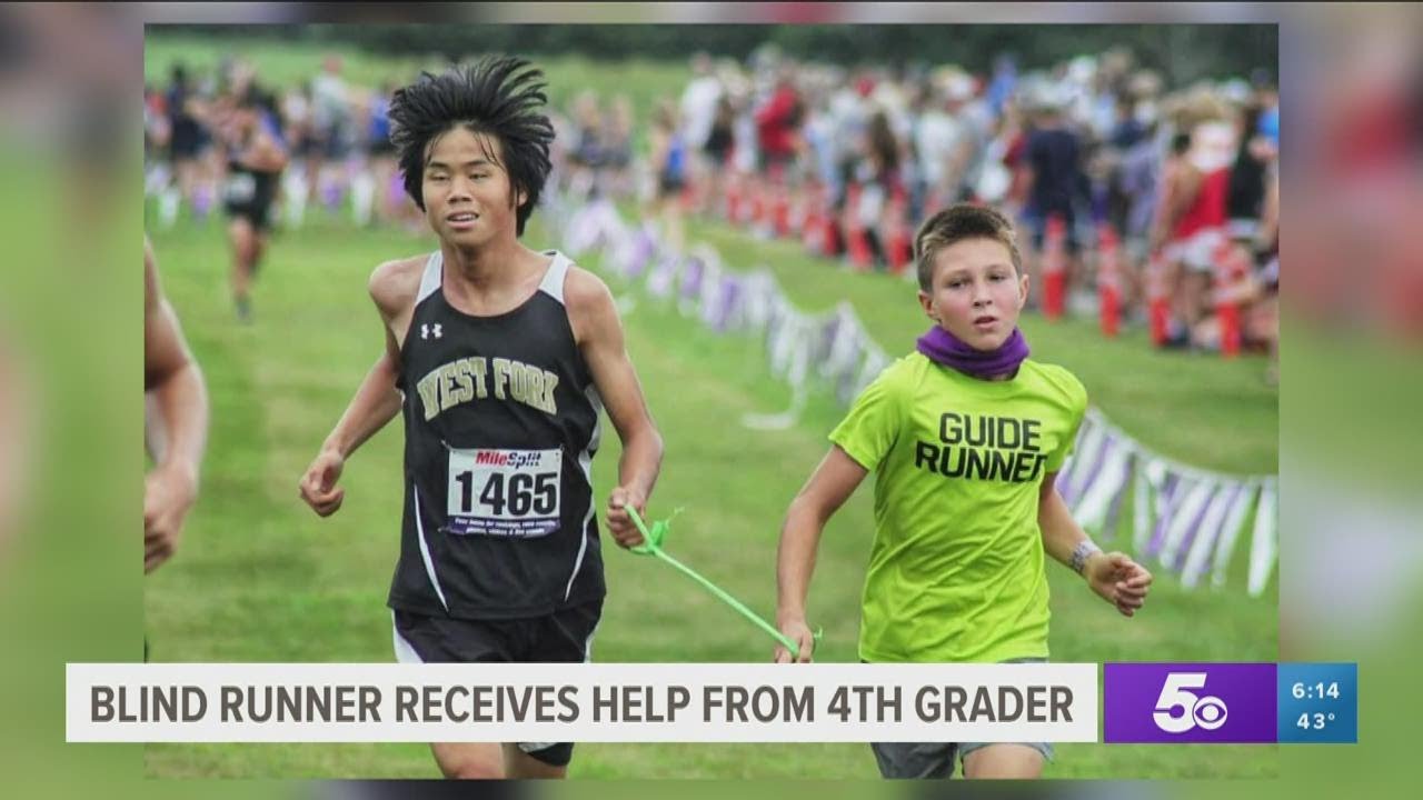'He Inspires Me to Run Faster': Blind Runner and Running Guide Team Up in NWA