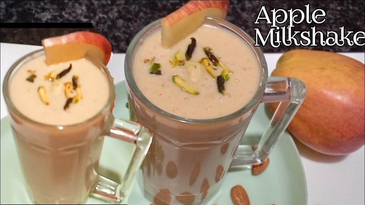 Apple milk shake. Apple milkshake Kaise banaen. Apple smoothie. Hindi  #appleshake  @nishamadhulika