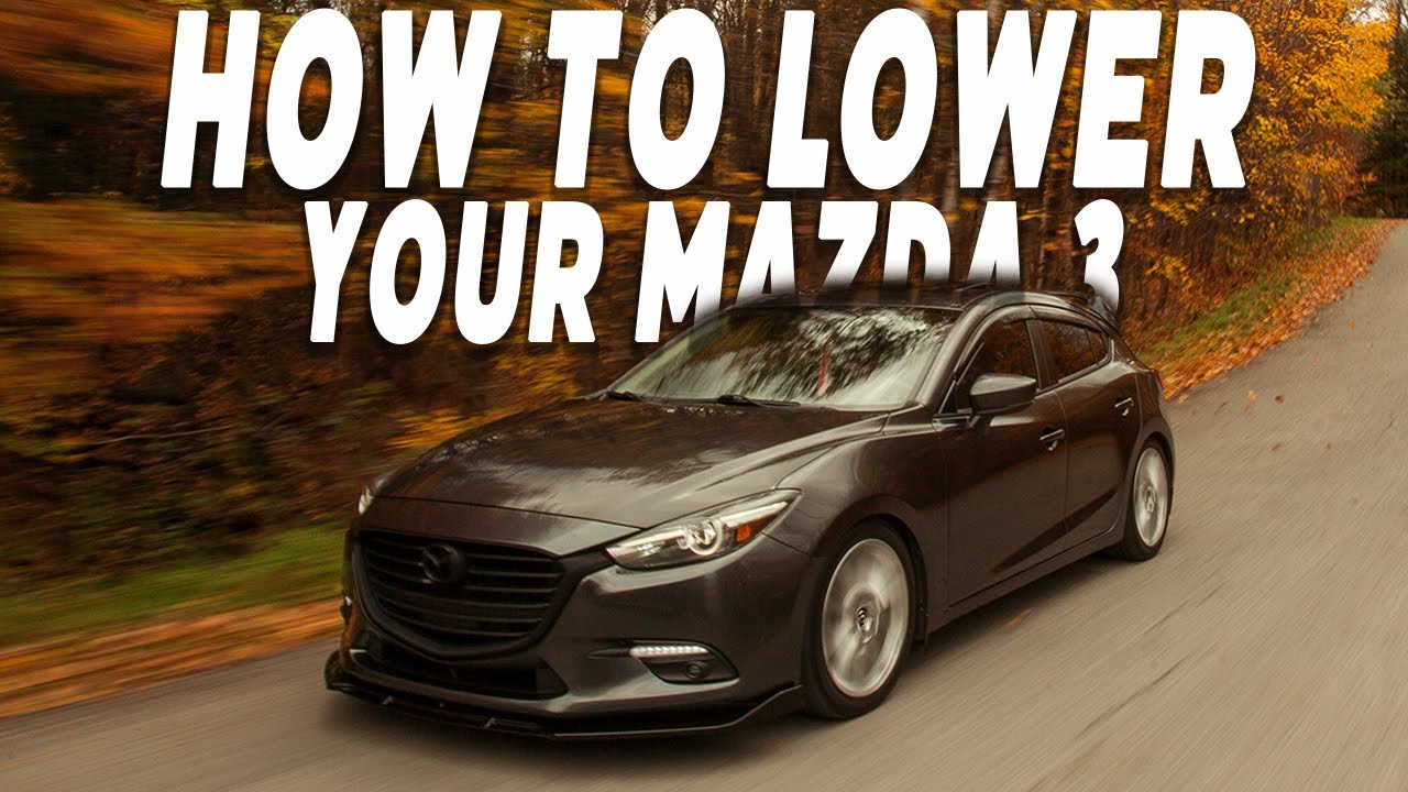 How To Install Lowering Springs - 3rd Gen Mazda 3 2014-2018 [FR/QC]