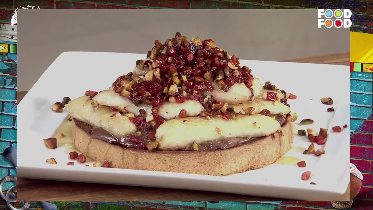 Grilled Bananas with Hazelnut Chocolate | Turban Tadka | Chef Harpal | FoodFood