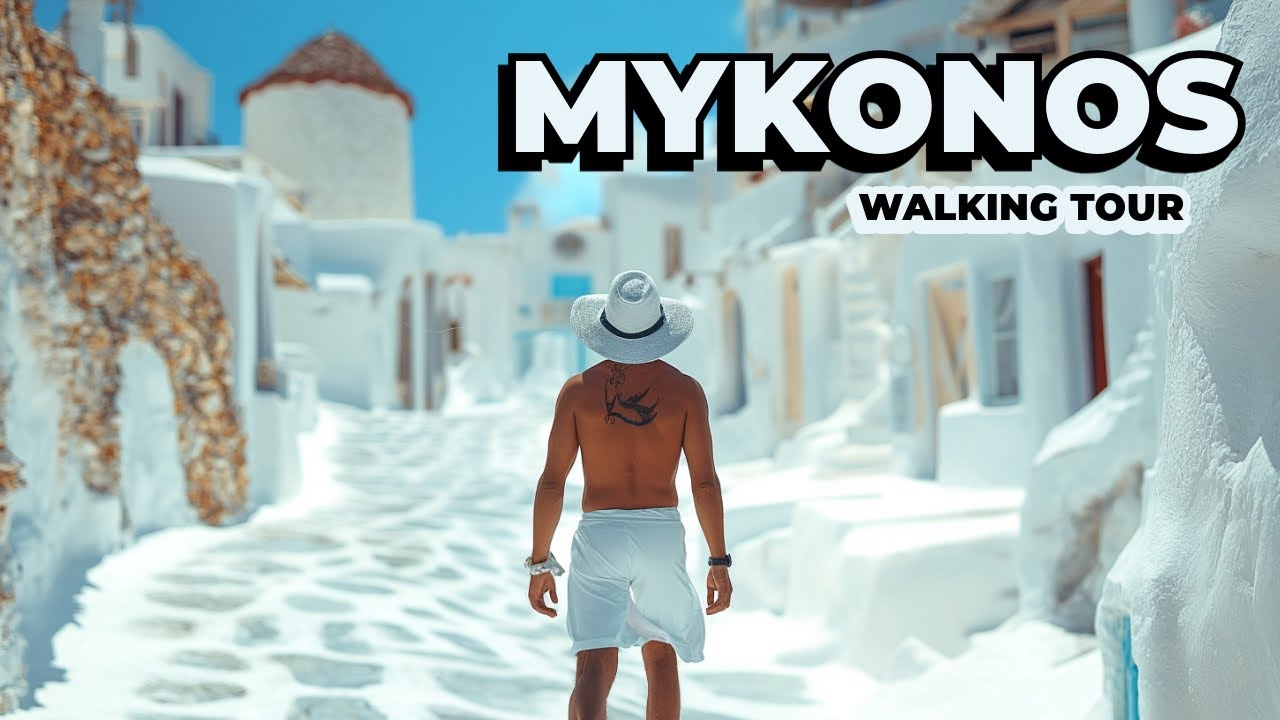 Mykonos, Greece [4K] – Walking Tour in Paradise