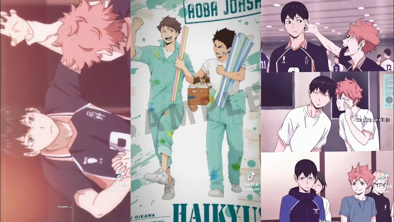 [ĐAM MỸ] tik tok Haikyuu OTP #19 | lâu lâu đăng video để mn biết tui còn thở