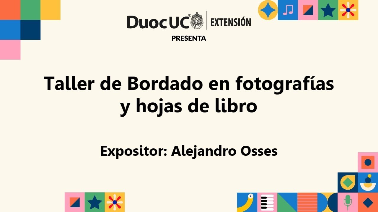 Taller de Bordado: Decoración en fotografías y hojas de libros