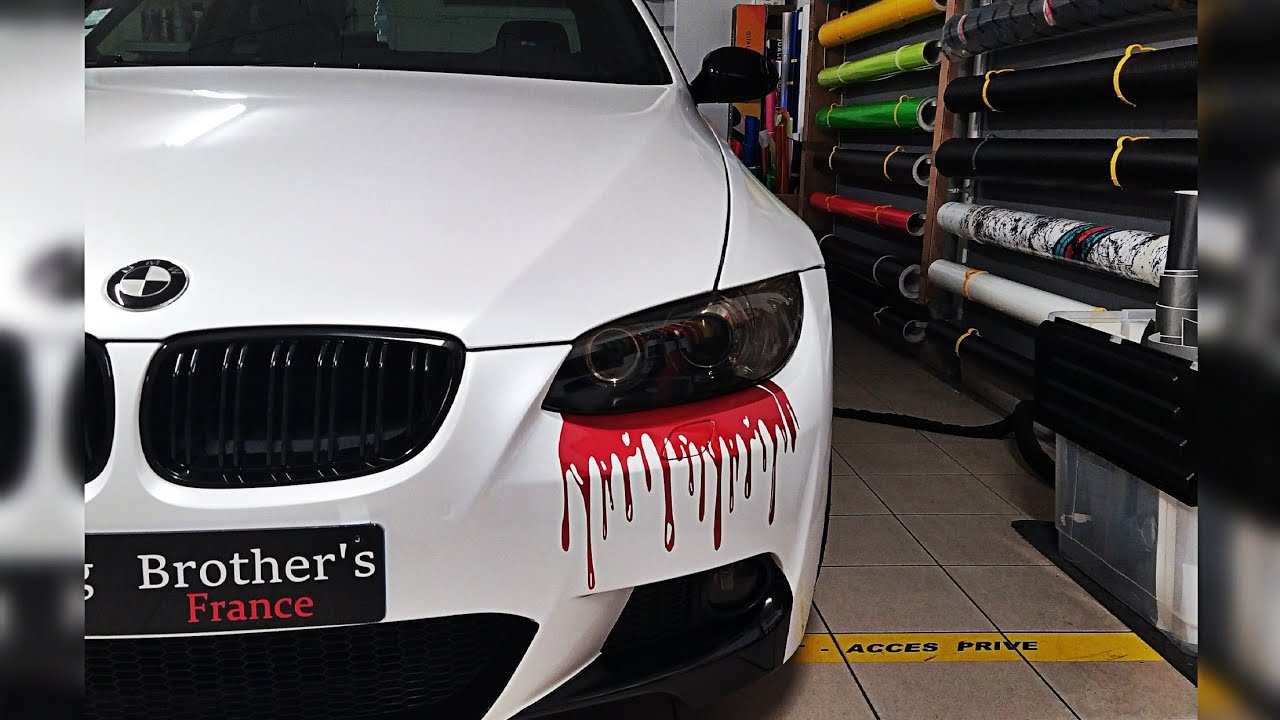 N&deg;36 Covering Brother's - The White Nightmare : total covering Silverpearl BMW 330d e92