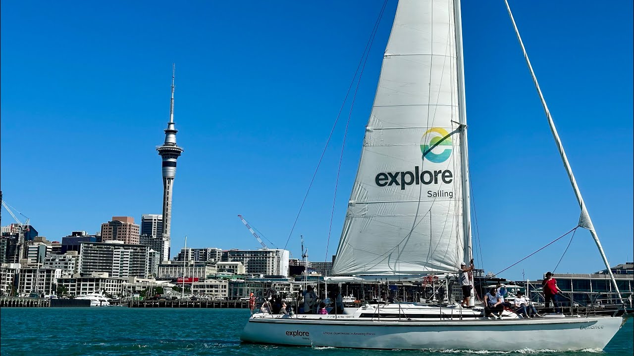 Sailing in Auckland Harbour