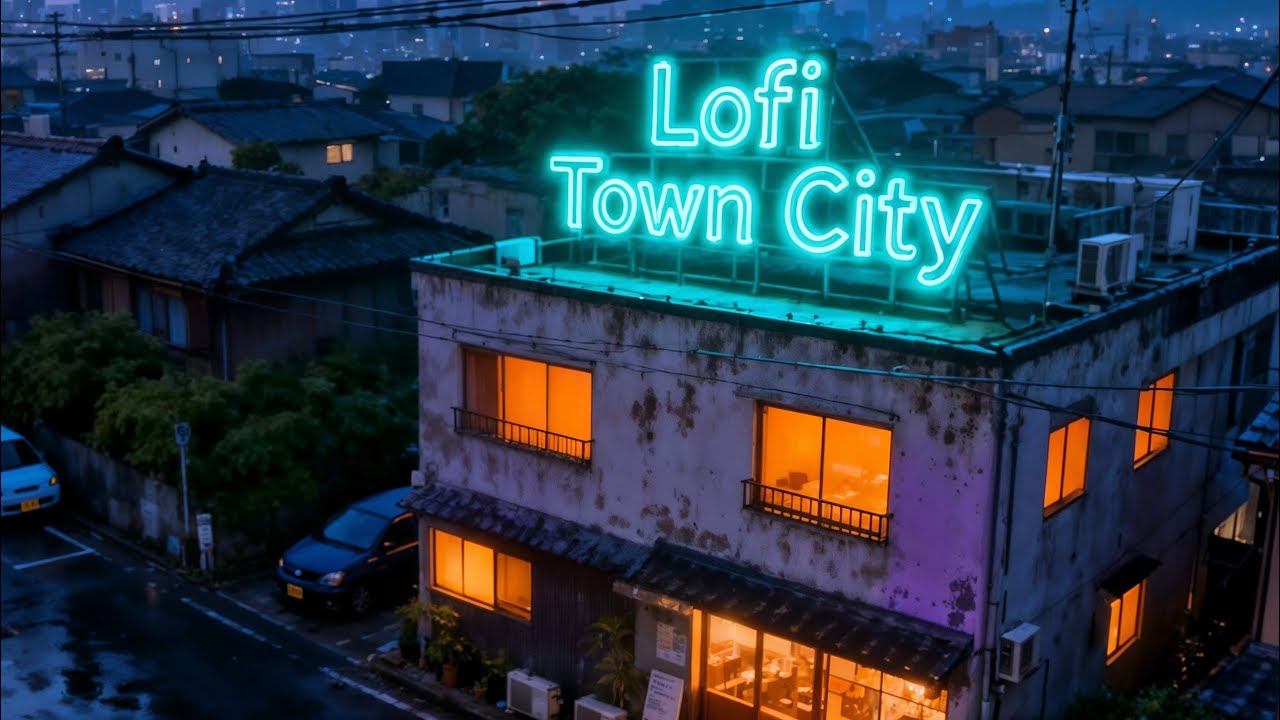 🌃 Cozy Lo-Fi City Night | Chill Beats to Relax, Study & Sleep (Rainy Ambience)