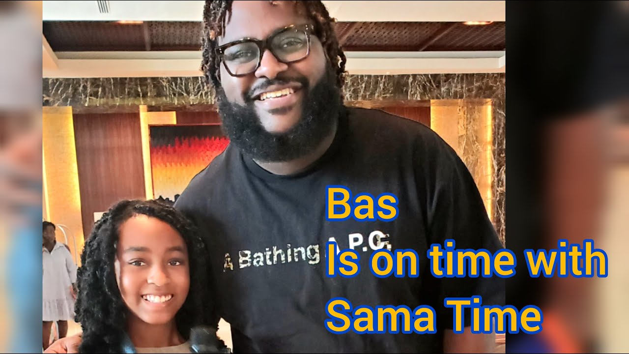 @bas is in Ghana and On Time with Sama Time 🕛😁