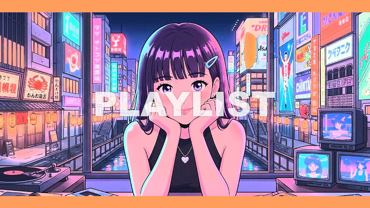 [PLAYLIST] Sweet Osaka Nights 1980s | A Late Night Drive with LUNA | 80's Osaka Aesthetic 🇯🇵🌃