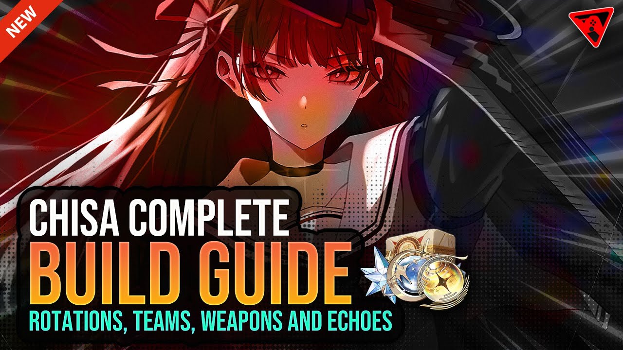 CHISA Complete Build Guide - Style, Weapon, Echoes, Team Comps | veedizzy #wutheringwaves 🔥🔥🔥
