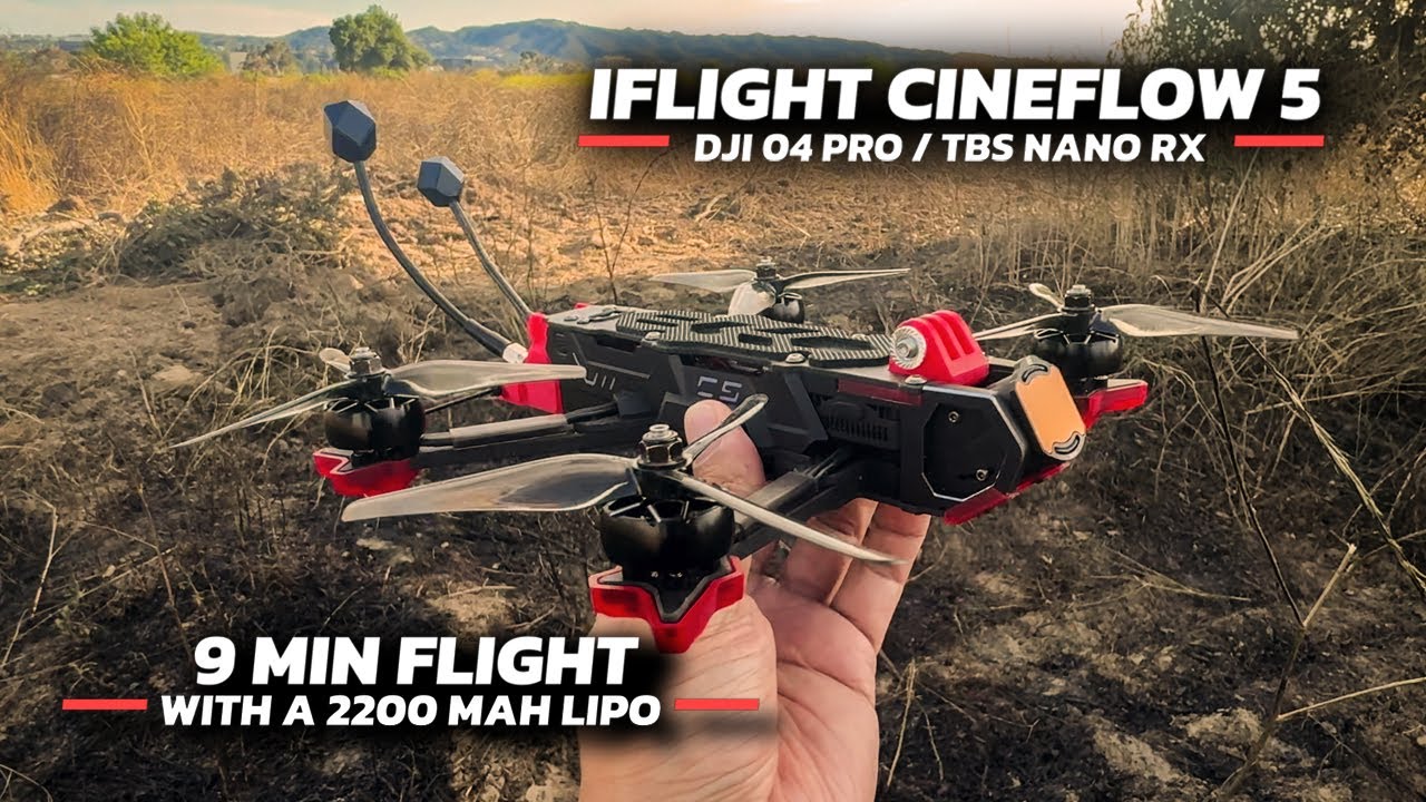 iFlight CINEFLOW 5 FPV Review - 2200 mAh Lipo Test