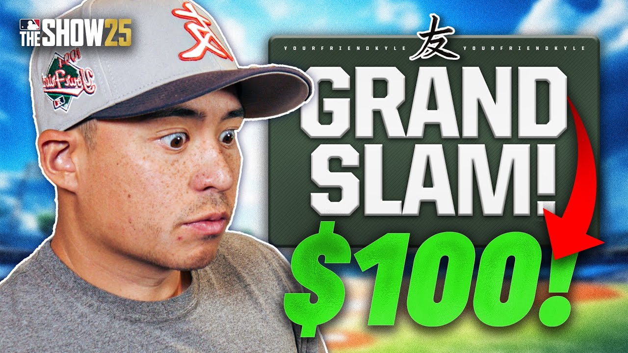 Every Grand Slam = $100 😳