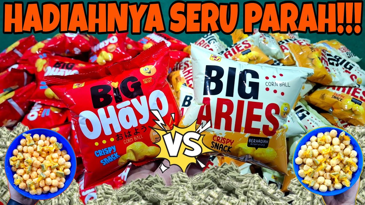 ASLI SERU PARAH!!! UNBOXING CIKI BIG ARIES vs BIG OHAYO BERHADIAH UANG