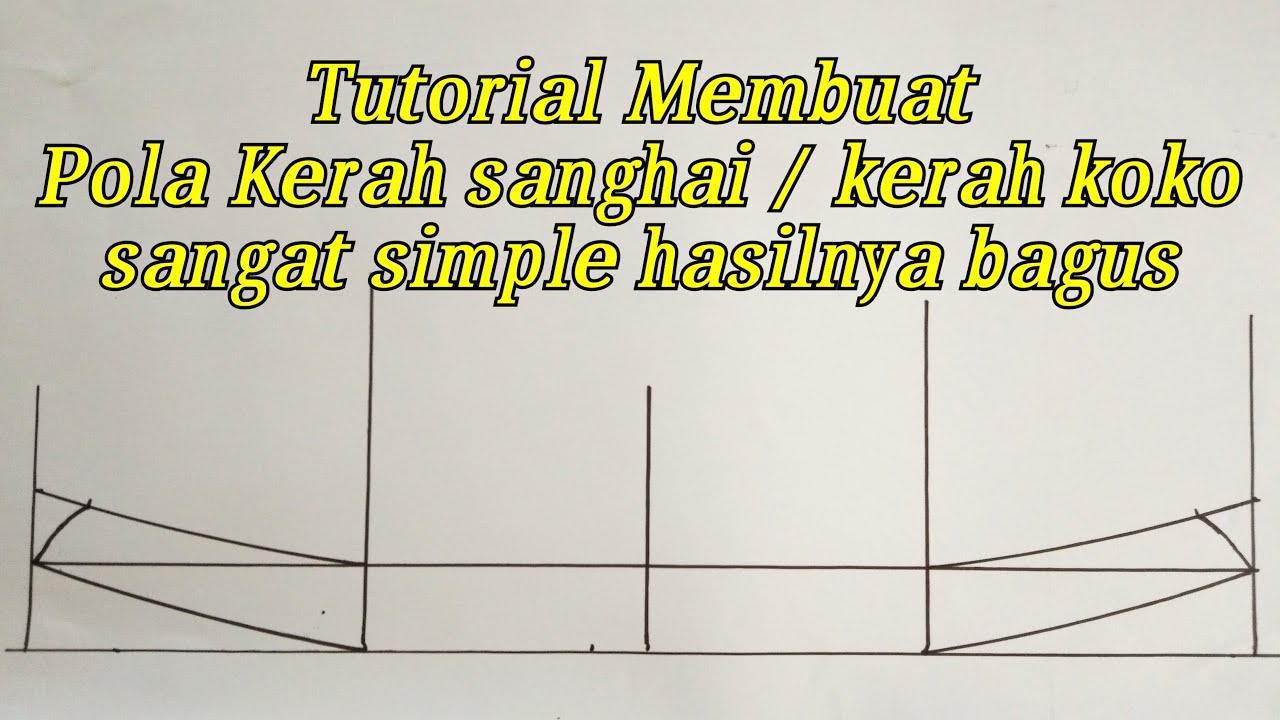 Tutorial pola kerah shanghai