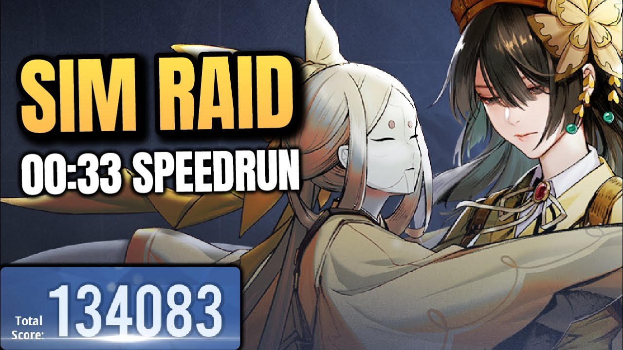 SIMULATION RAID 250% IN 00:33 (134k score) - Ash Echoes