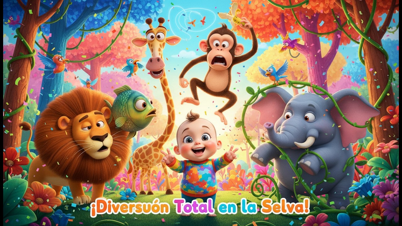 Смешные джунгли 🦁🌴🤪 | Мультфильм для детей и весёлые приключения