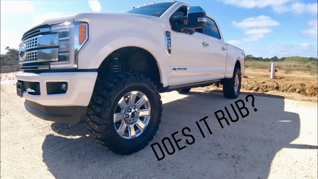 How Much Lift to Fit 37s, 38s or 40s on a Super Duty?