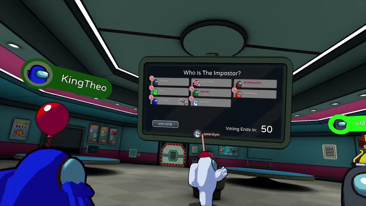 Playing among us vr