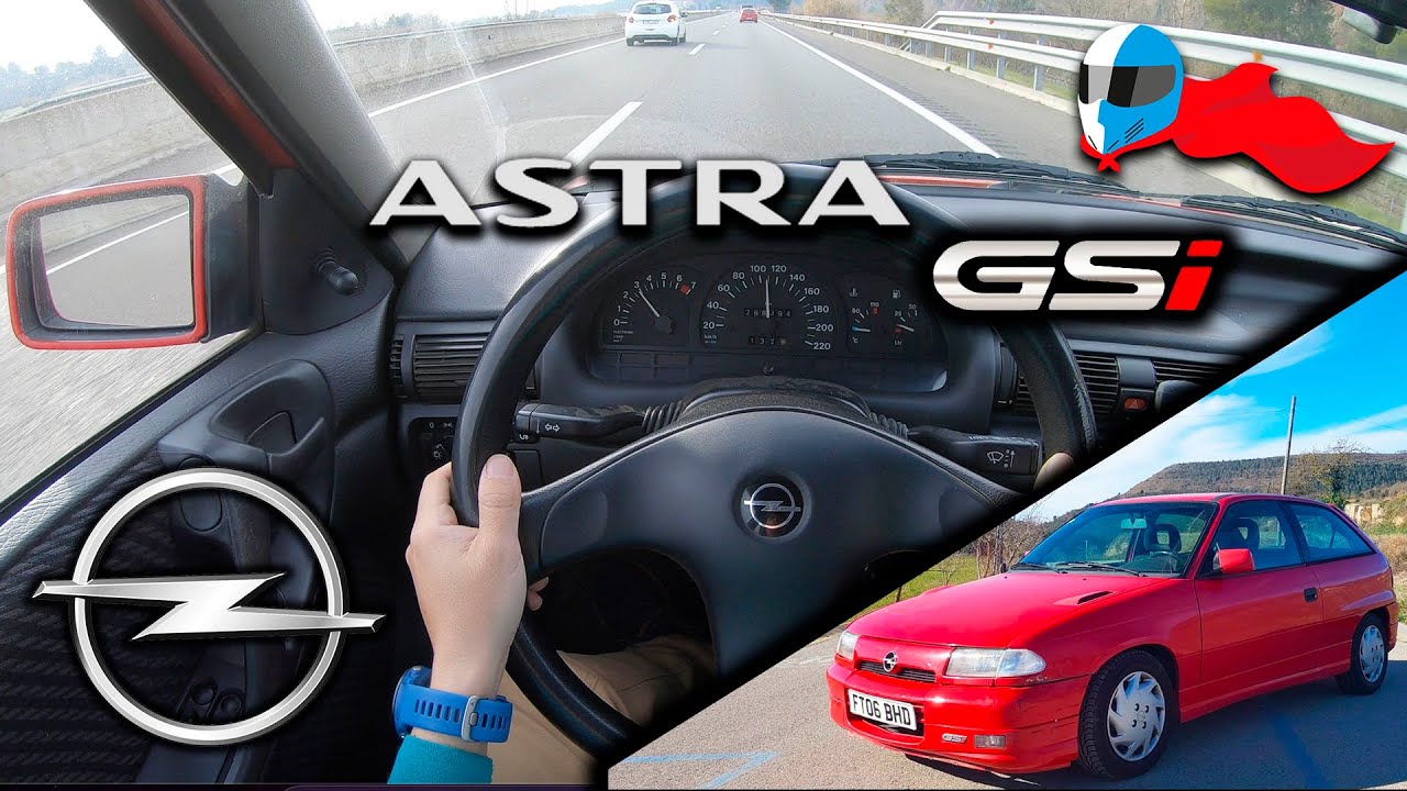 1992 Opel Astra F GSI 2.0i 8v (85kW) POV 4K [Test Drive Hero] #209 BETTER THAN A VW GOLF MK3 GTI?