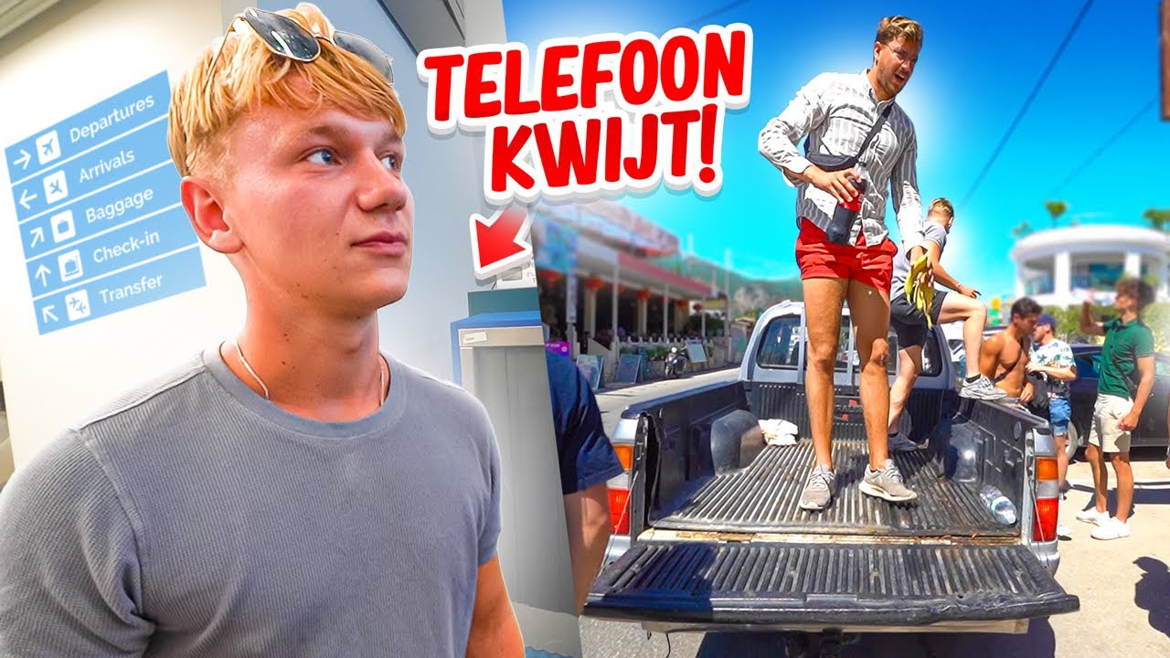 CHOAS OP DE LAATSTE VAKANTIE DAG! IPHONE VERGETEN IN DE VILLA!