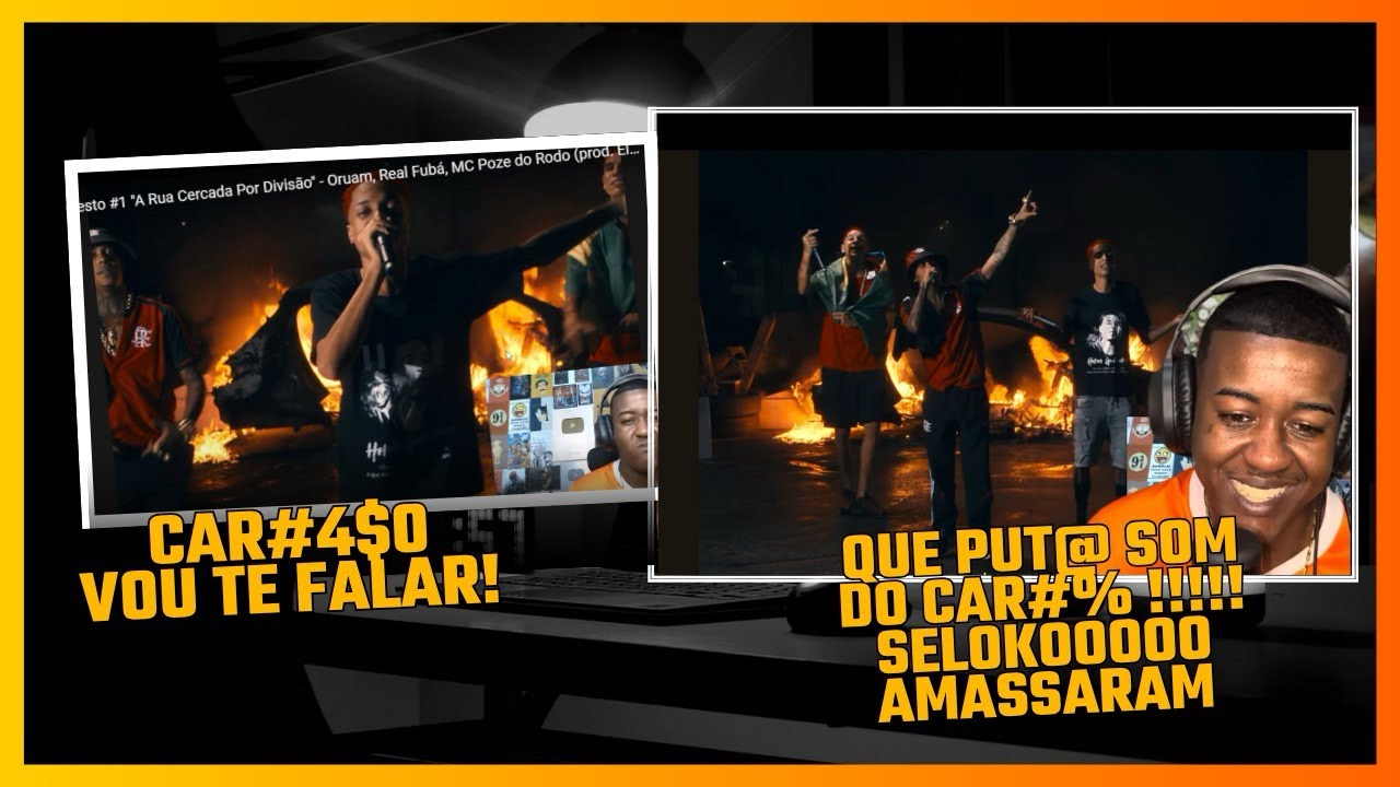 Jhony REACT - MANIFESTO #1 “ A RUA CERCADA POR DIVISÃO “ - Oruam, Real Fubá & Mc Poze do Rodo