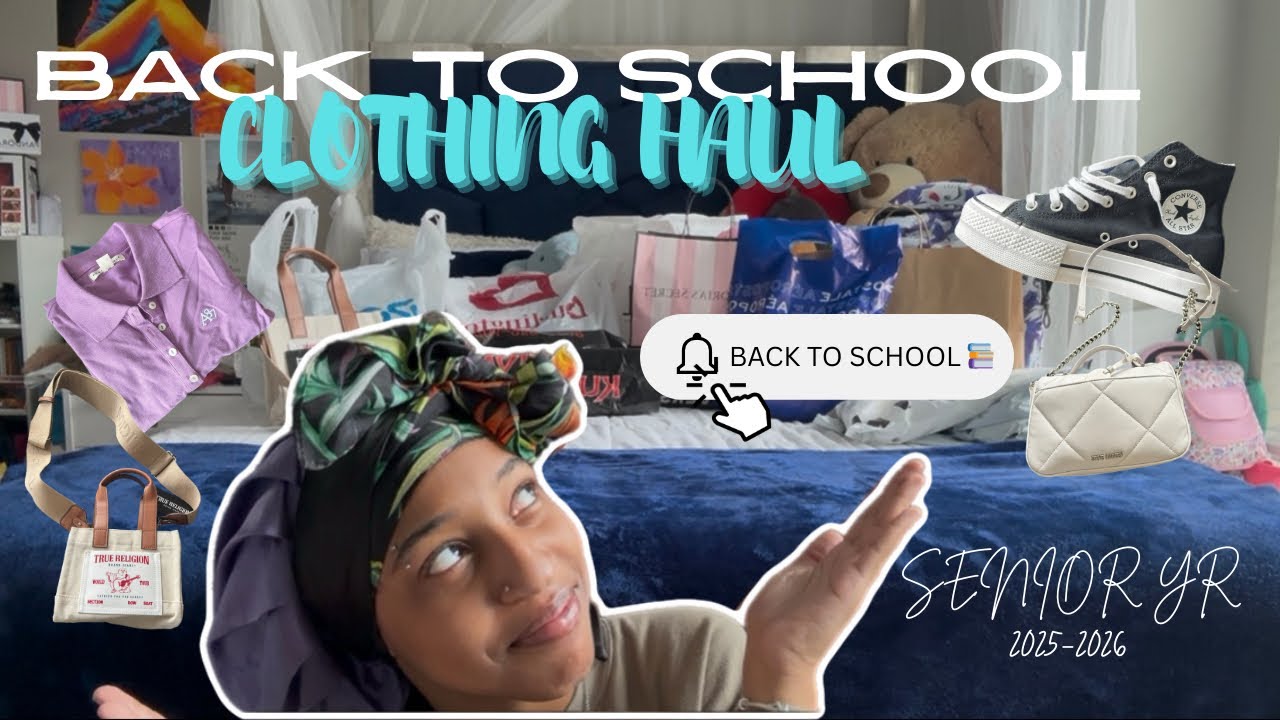 BACK TO SCHOOL 2025-2026 HAUL | Senior year. Shein, Ross, Aeropostale, Pink, and more.