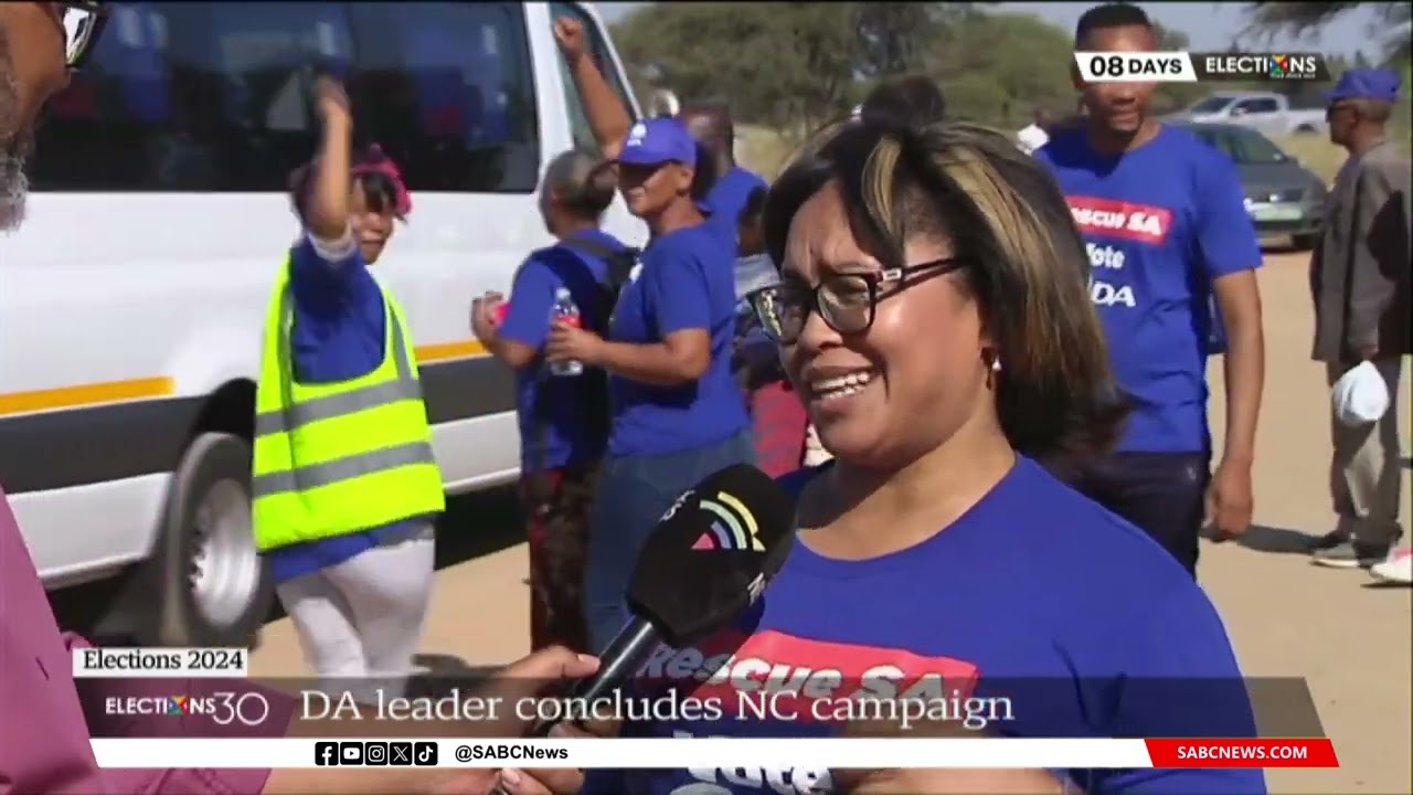 2024 Elections  | DA leader concludes Northern Cape campaign