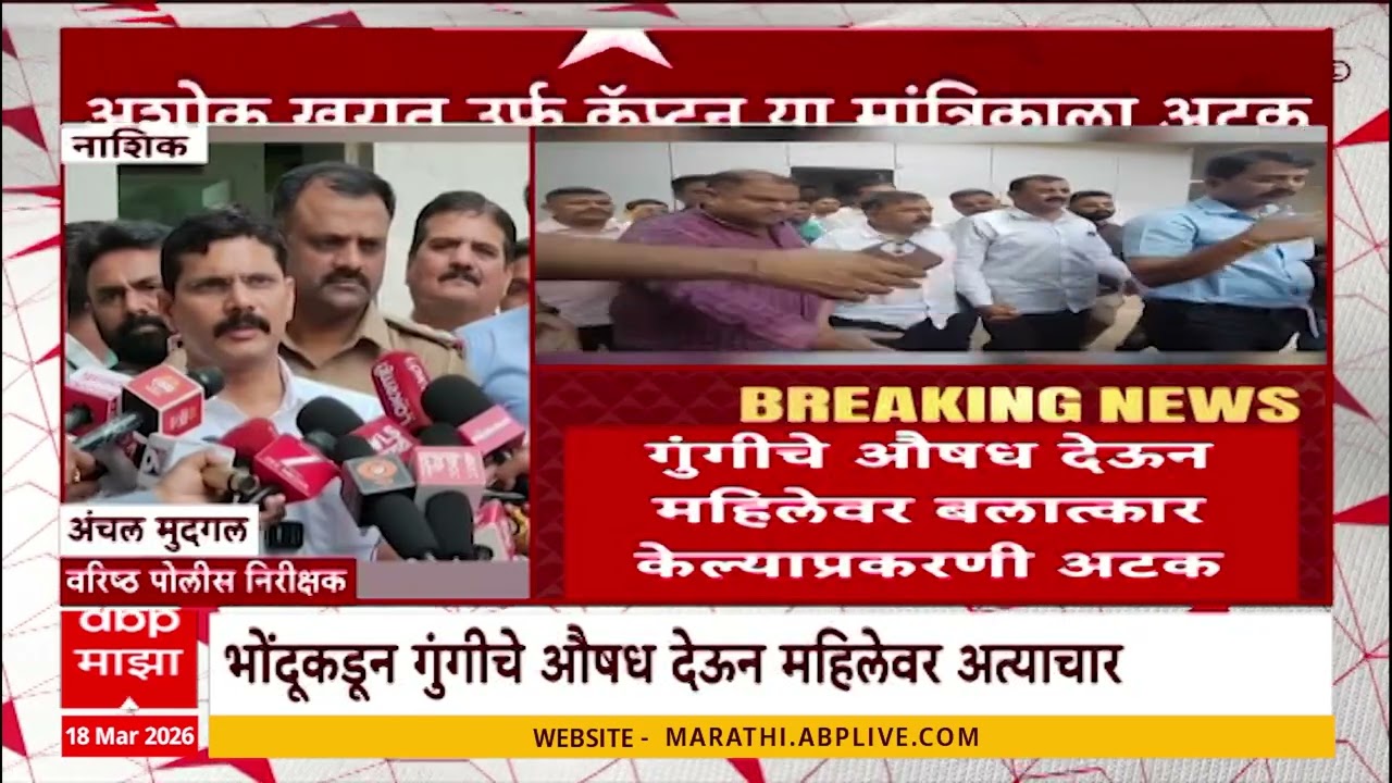 Nashik Captain Kharat : भोंदूबाबाकडून गुंगीचे औषध देऊन महिलेवर अत्याचार