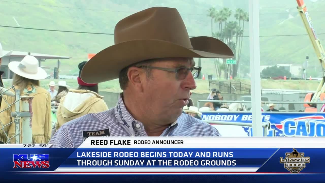 Meet Lakeside Rodeo announcer Reed Flake