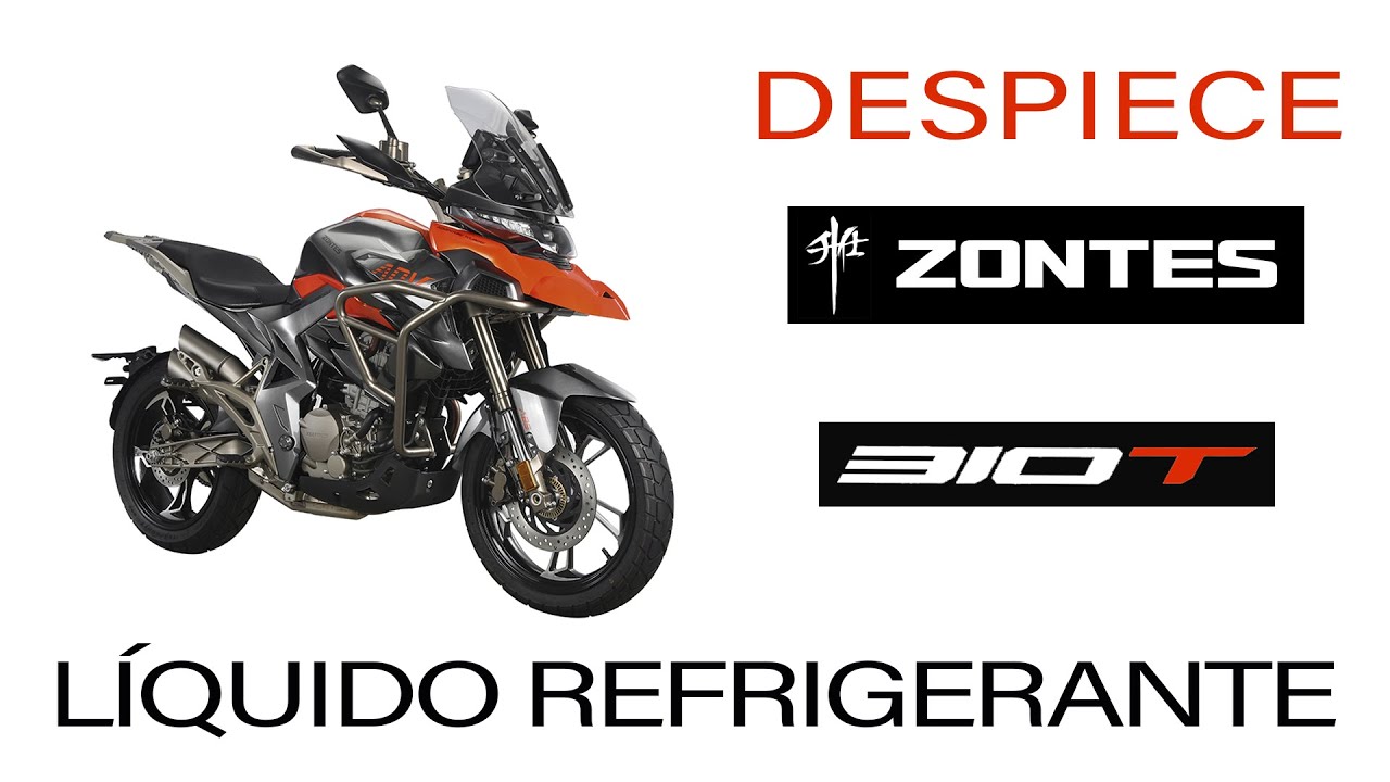 ZONTES T310 - Cambio del Líquido Refrigerante Paso a Paso
