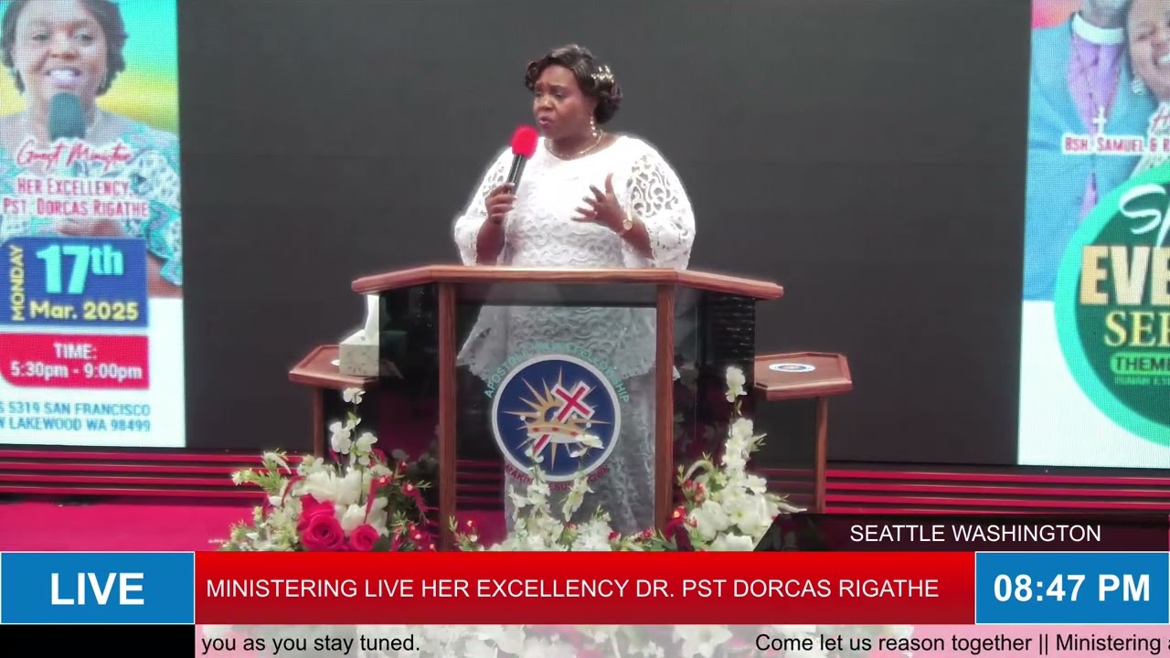 Her Excellency Pst Dorcas Rigathe Sermon || Come Let Us Reason Together