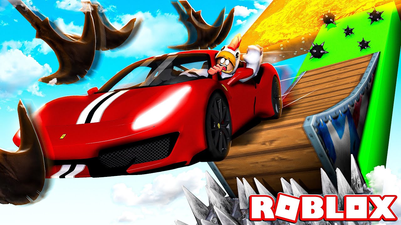 IL PARKOUR IMPOSSIBILE CON LA MACCHINA SU ROBLOX!!