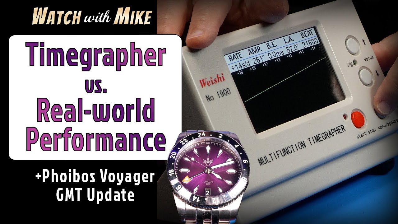 👀 Точен ли Weishi 1900 Timegrapher? + Обновление GMT ​​Phoibos Voyager #часовое дело