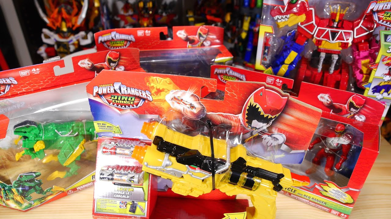 キョウリュウジャーが早くも海外進出！初めてパワーレンジャー玩具を輸入してみた！パワーレンジャーダイノチャージ  / Power Rangers Dino Charge