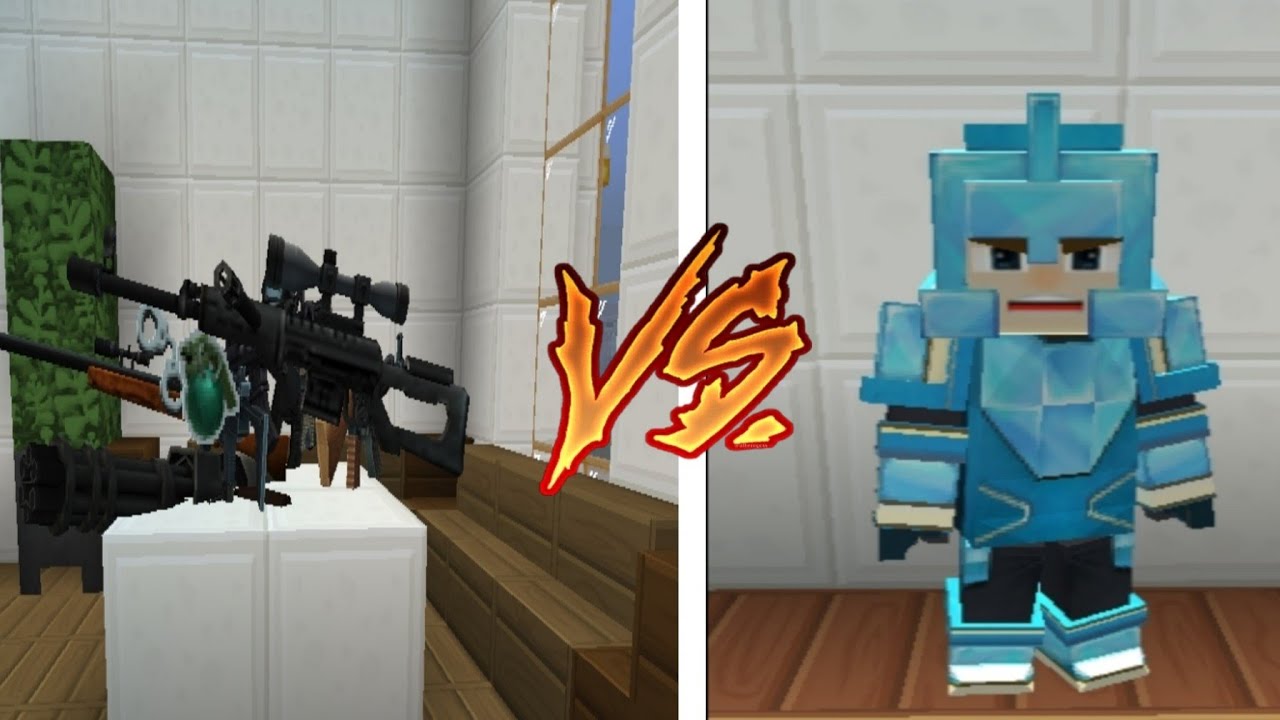ALL WEAPONS VS THE STRONGEST ARMOR IN JAILBREAK - BlockmanGo
