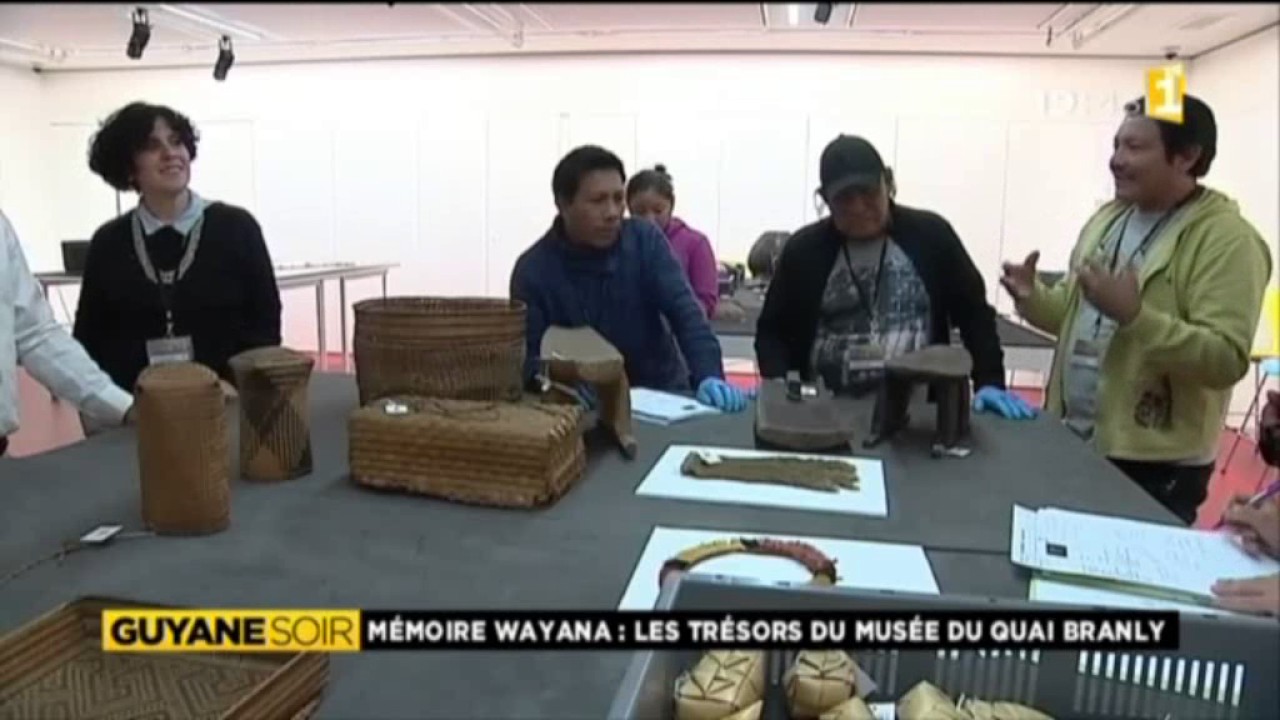 L'Art Wayana au Musée du Quai Branly - JT Guyane 1ère - 23 octobre 2016