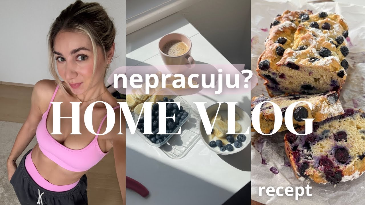 VLOG | recept na borůvkový chléb, oura ring, pilates 🏠✨