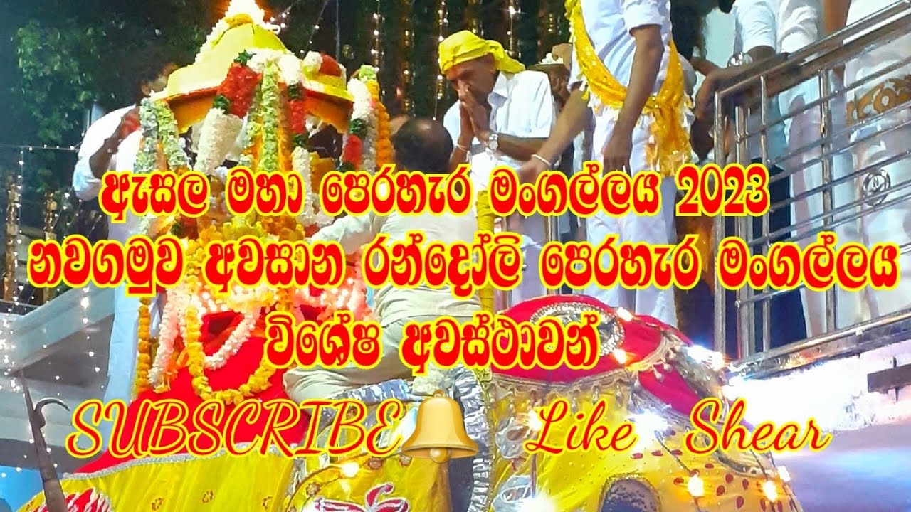 නවගමුවෙි අවසන් රන්දොලි පෙරහැර විශේෂ අවස්ථා🙏🙏🙏 #nawagamuwa #randoliperahara