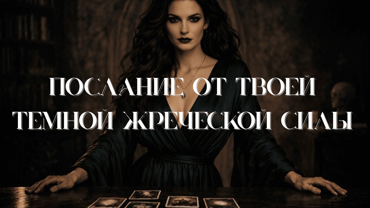 Послание от твоей Темной Жреческой Силы | Таро Расклад 🌒🖤