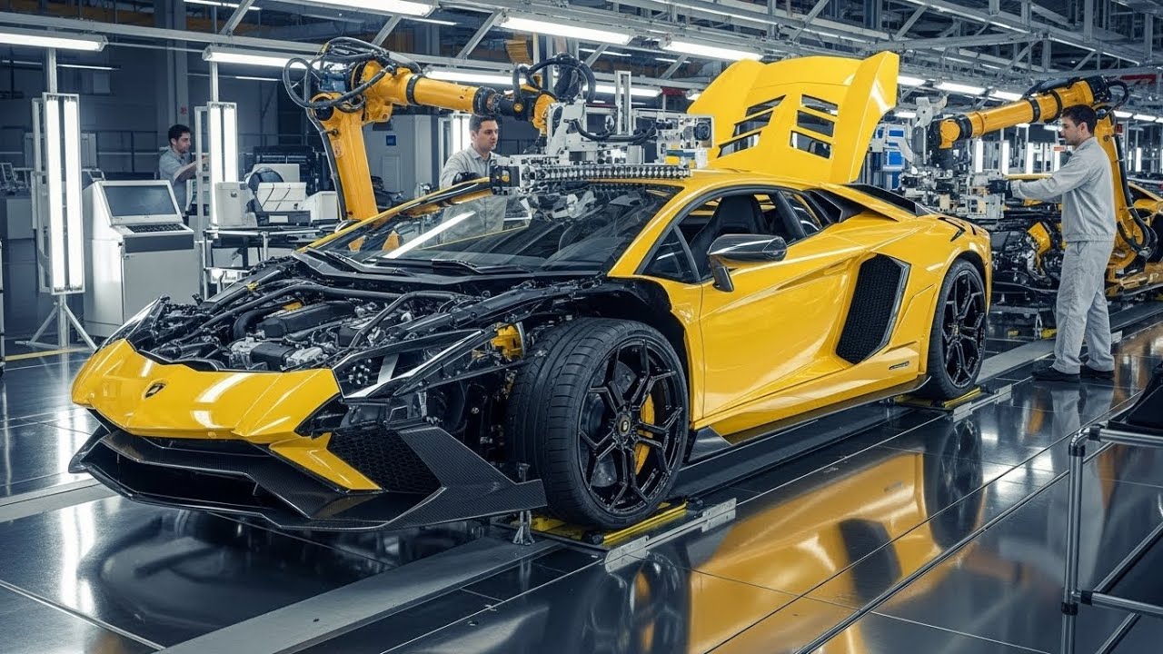 Inside the Lamborghini Aventador SVJ Assembly Line &ndash; The Complete LP770-4 Production Process