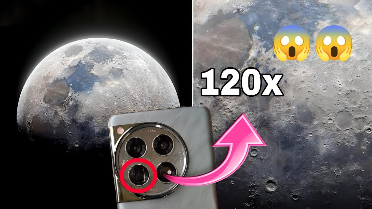 OnePlus 12 Camera Zoom test 120x  | Moon shot on OnePlus 12 😱😱 | Best Moon shot from OnePlus 12