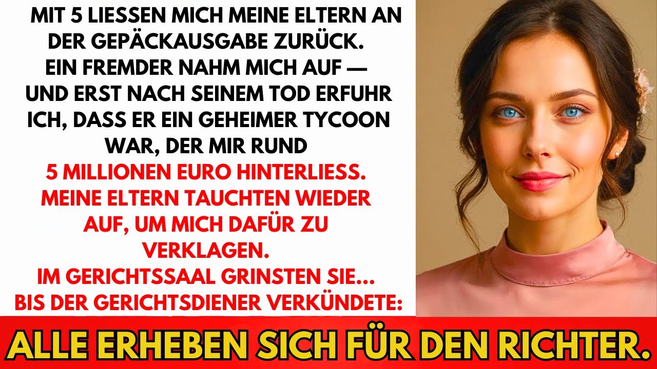 Meine Eltern Ließen Mich Mit 5 Am Flughafen — Verklagten Mich Um Die 5 Mio € Meines Adoptivvaters