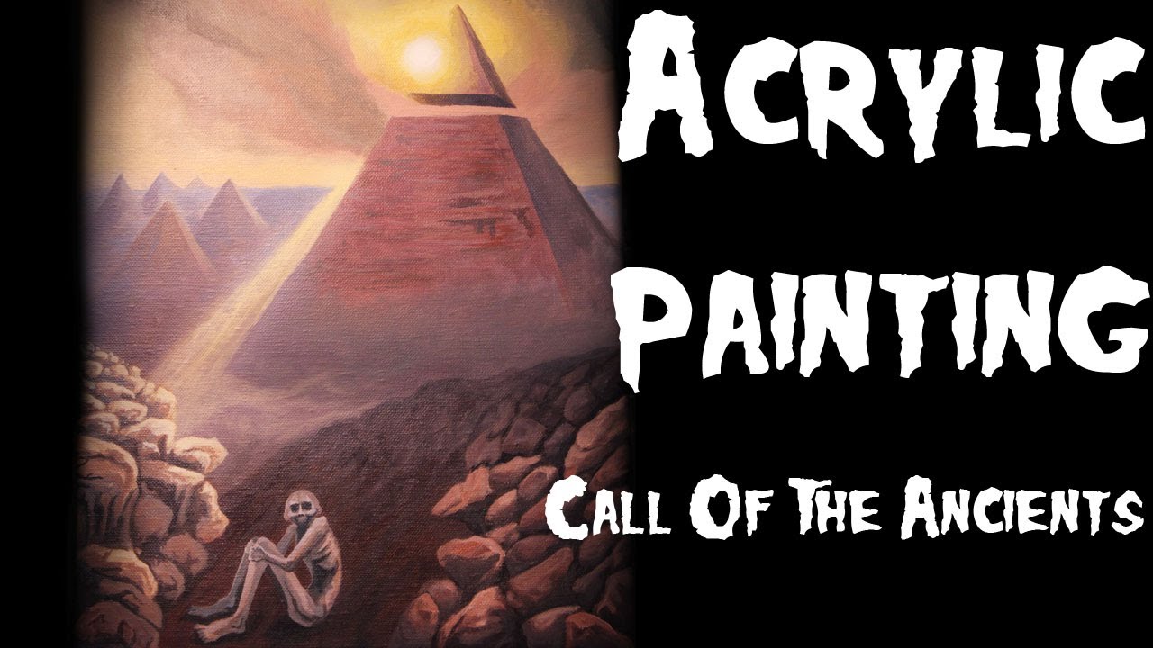 Acrylic painting process- Surreal/ fantasy art