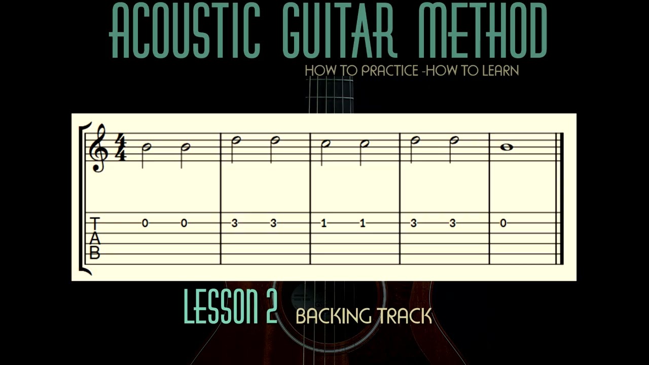 Acoustic Guitar Method Lesson 2 Exercise 2
