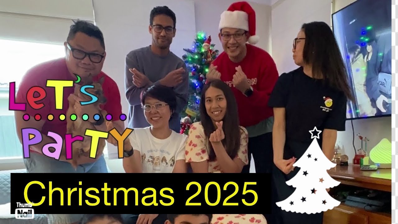 Christmas Party 2025 with Johnny, May, Momo, Ying, Bob & Lek